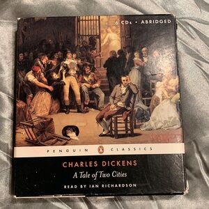 🌹 Collectors “ A Tale Of Two Cities” by Charles Dickens 6 CD’s Published 1995 •